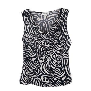 CALVIN KLEIN Zebra Print Top